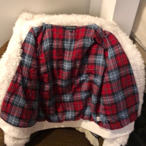 EUC PJ Salvage faux fur teddy bear jacket. Sz L. - Picture 4 of 8